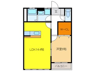 フローラⅡの物件間取画像